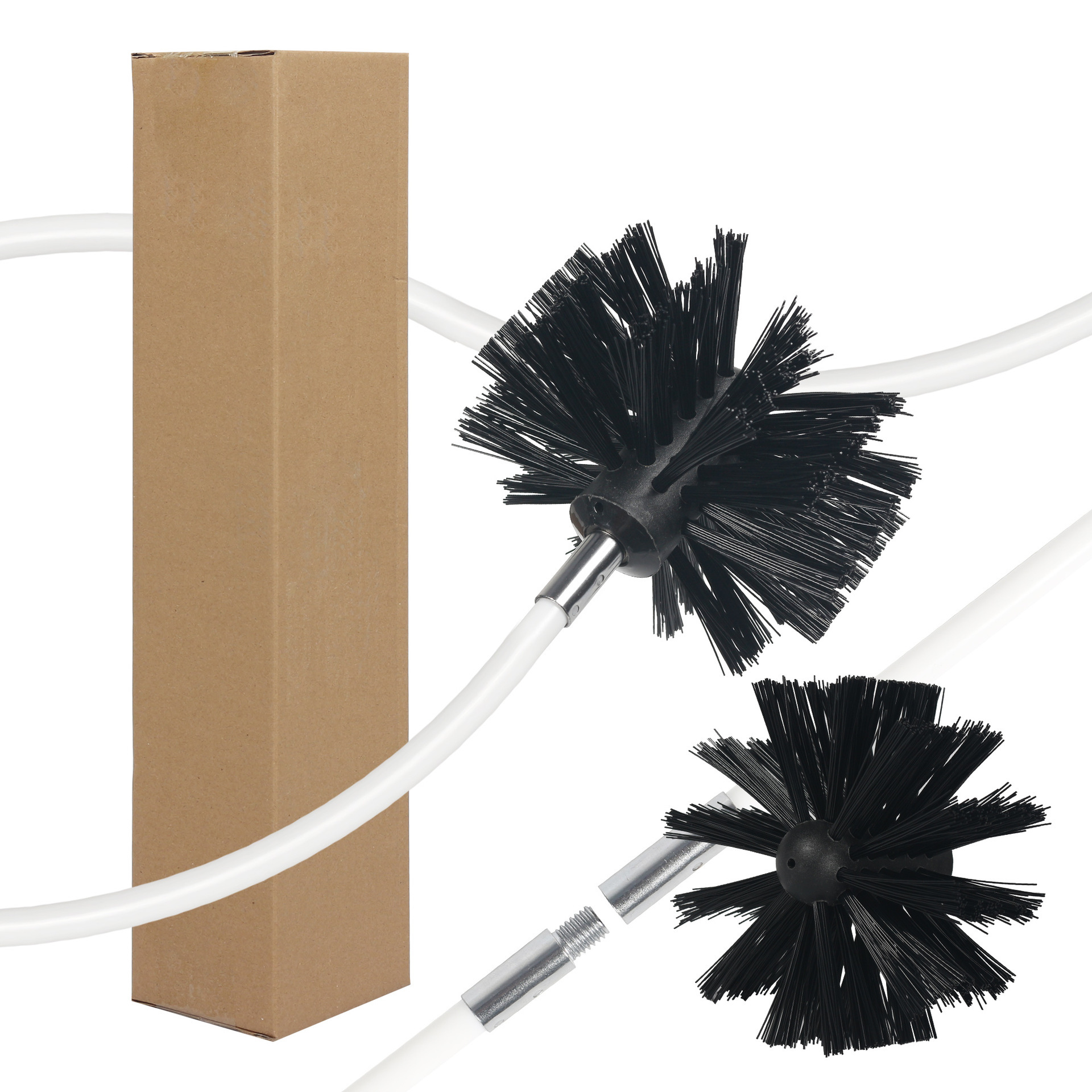 Cepillo de limpieza de chimenea POM para extractor y caldera, flexible, al por mayor image 23