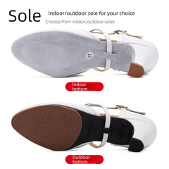 Latin dance shoes for women adult ballroom dance shoes for women mid-height square dance shoes women's social dance soft soles dancing half-pair sandals