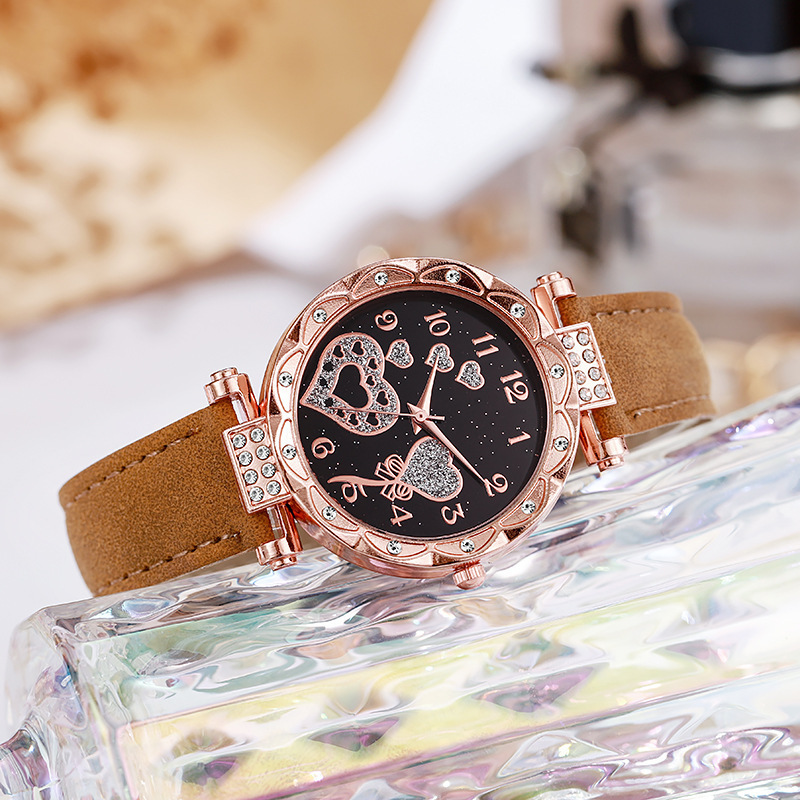 Cross-Border Foreign Trade Spot Fashion Simple Belt Watch Women's Casual Student Quartz Women's Watch Manufacturer Wholesale Watch