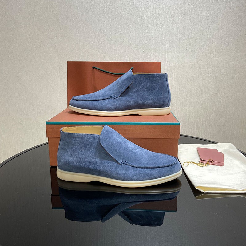 Foreign Trade Shoes Men's 2024 Autumn and Winter Original Single Slip-on Lazy Soft-soled Casual High-top Loafers for Lovers Foreign Trade Shoes Men's 2024 Autumn and Winter Original Single Slip-on Lazy Soft-soled Casual High-top Loafers for Lovers