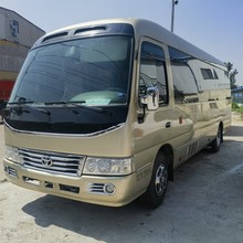 跨境供应19座中巴通勤车 考斯特豪华商务车 中巴车 中型客车 客车