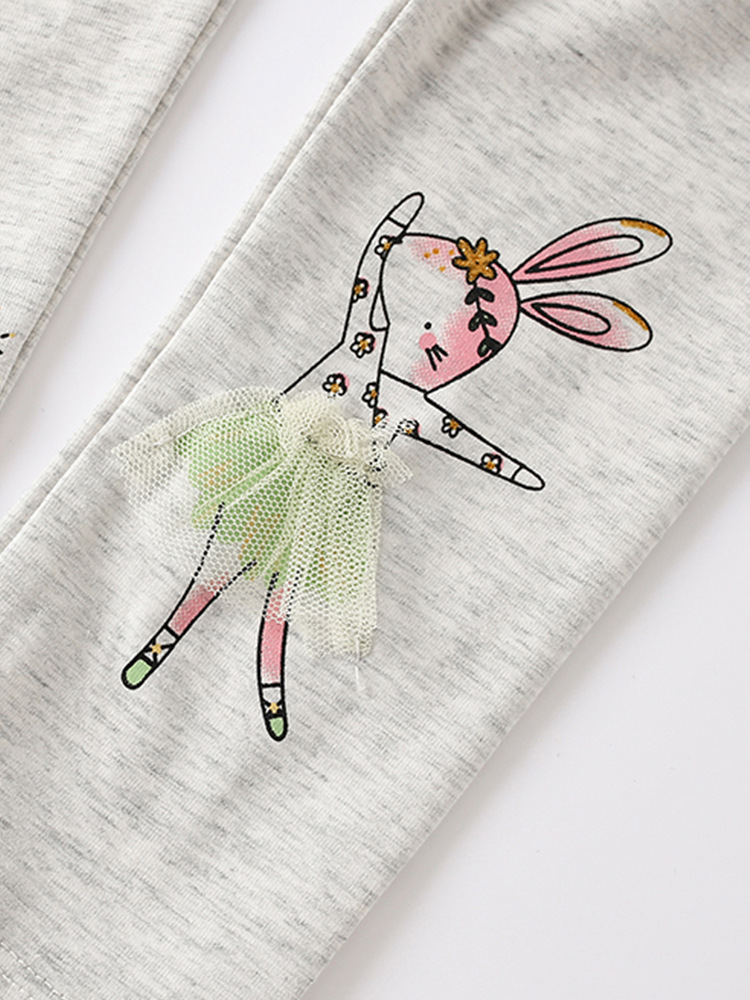 Traje de niña malwee transfronterizo otoño e invierno nuevo estilo europeo y americano niños pequeños y medianos cuello redondo manga larga cintura elástica pantalones de dos piezas