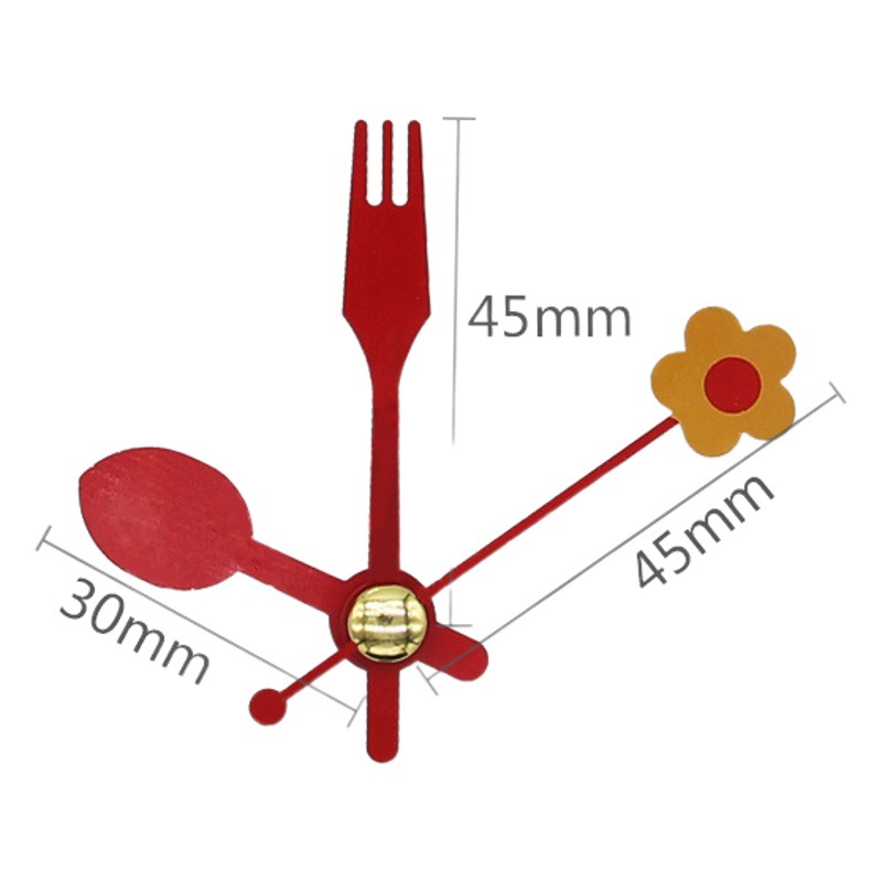 Pointer Lv Pin foreign trade cross-border children's DIY hour and second needle wall clock pointer movement clock foreign trade clock needle accessories
