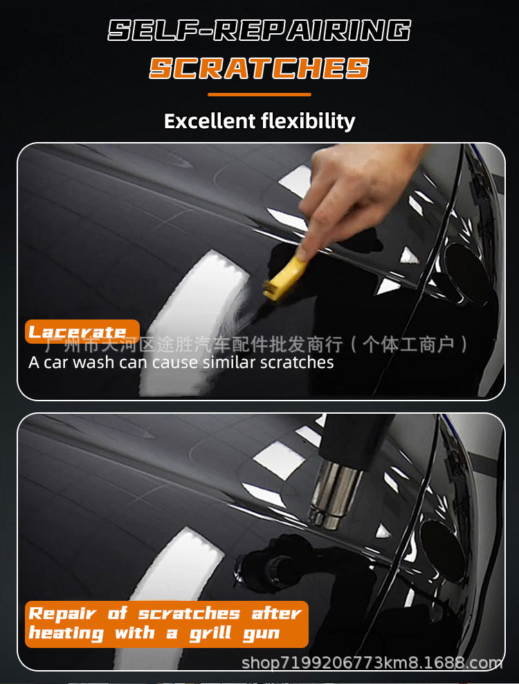 XPU Car Invisible Protective Film TPU Self-Healing Full Car Paint Protection Film Anti-Scratch Transparent Full Body Film