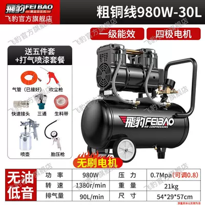 Decoration, Hava kompressorları - thick-copper-wire-980w-30-liters-of-air-spray-paint