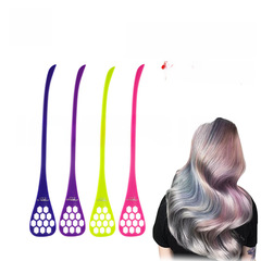 Hair Dye Cream Mixing Stick Cross-border Wholesale Colorful Plastic Hair Dye Oil Cream Mixer Styling Tool