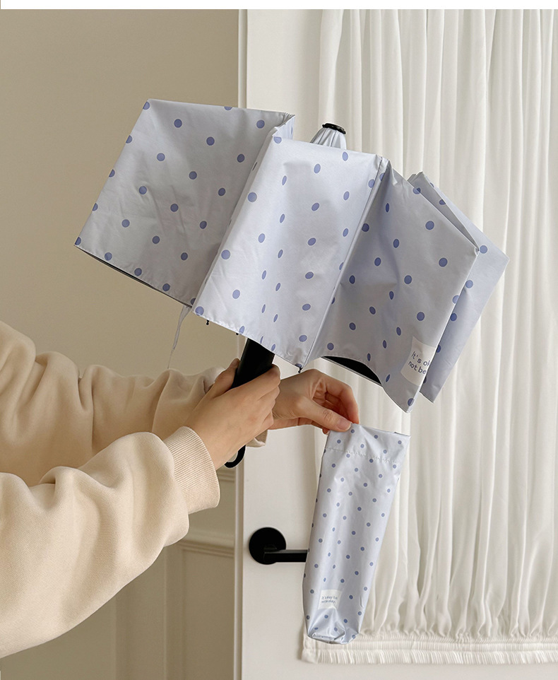 Opvouwbare damesparaplu met uv-bescherming tegen regen en zon_voghion.com