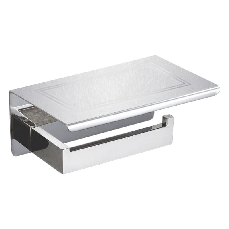 Toilet Tissue Box 304 Stainless Steel Toilet Mobile Phone Rack Hotel Test Tissue Box Roll Paper Shelf
