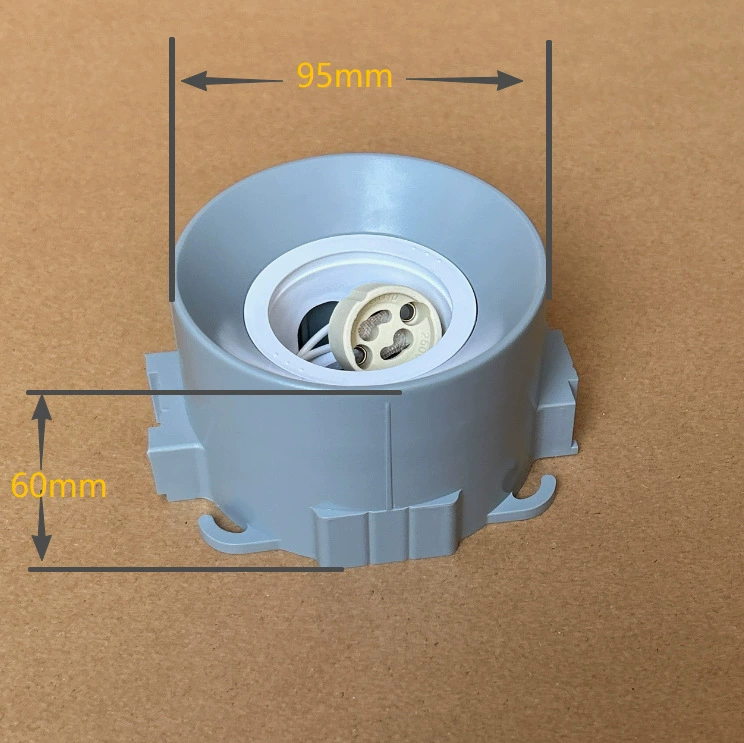 [Cross-border exclusive round stand embedded lamp holder housing compatible with GU10 model BH10-2 GAP]