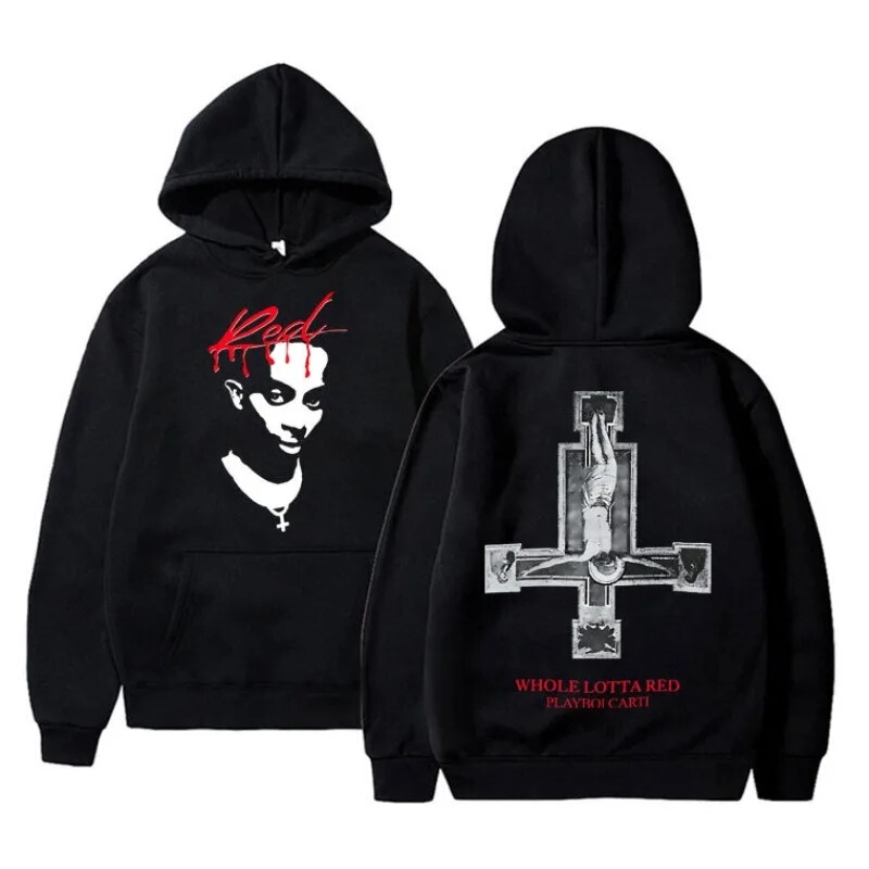 Rapper Playboi Carti's Entire Lotta Red Hoodie for Men and Women, Stylish Hoodie for Women