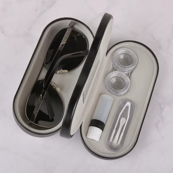 Single bottle medium transparent dual connecting box