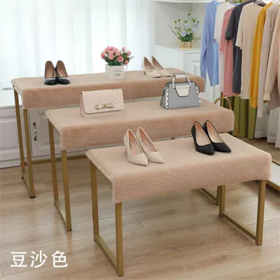 a Floor Mat, Wool pad - custom-made-rosy-beige