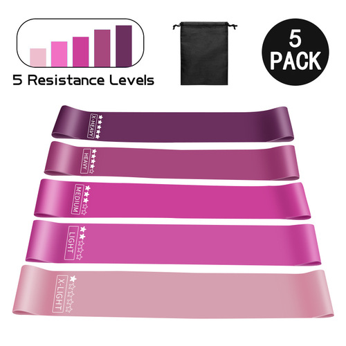 Elastic band yoga accessories resistance band fitness glute circle ring elastic band exercise latex resistance band