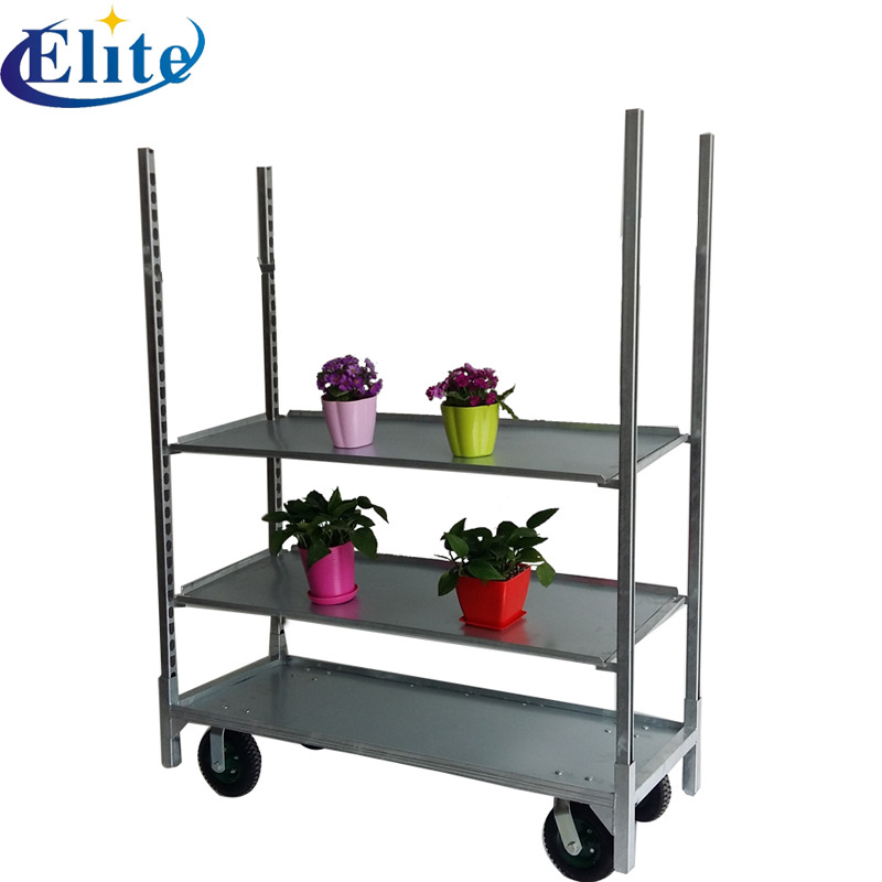 花卉周转台车 育苗车 穴盘装载种苗种植架子 补光育苗愈合车