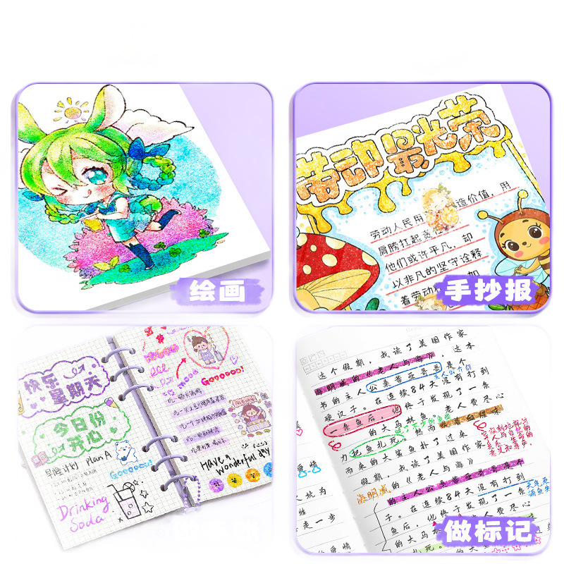 Color verdadero blando puntero flash puntero luminoso puntero de dibujo brillante estrella tinta puntero flash de doble cabeza