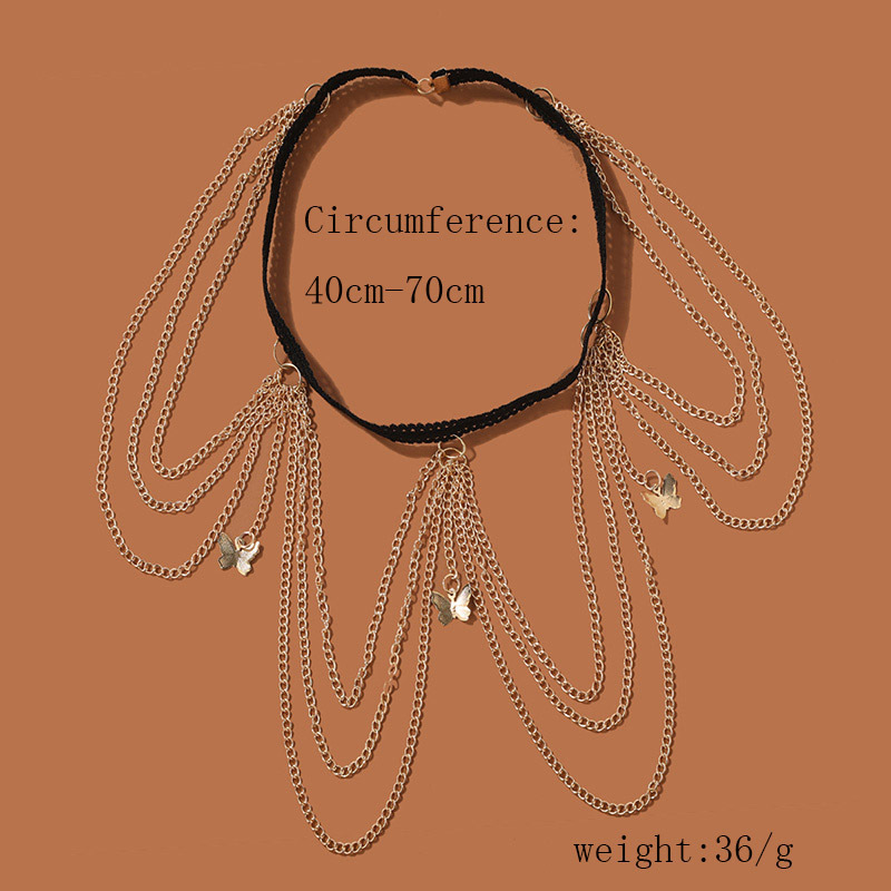 1 Piece Simple Style Bow Knot Alloy Plating Womenu0027S Body Chain