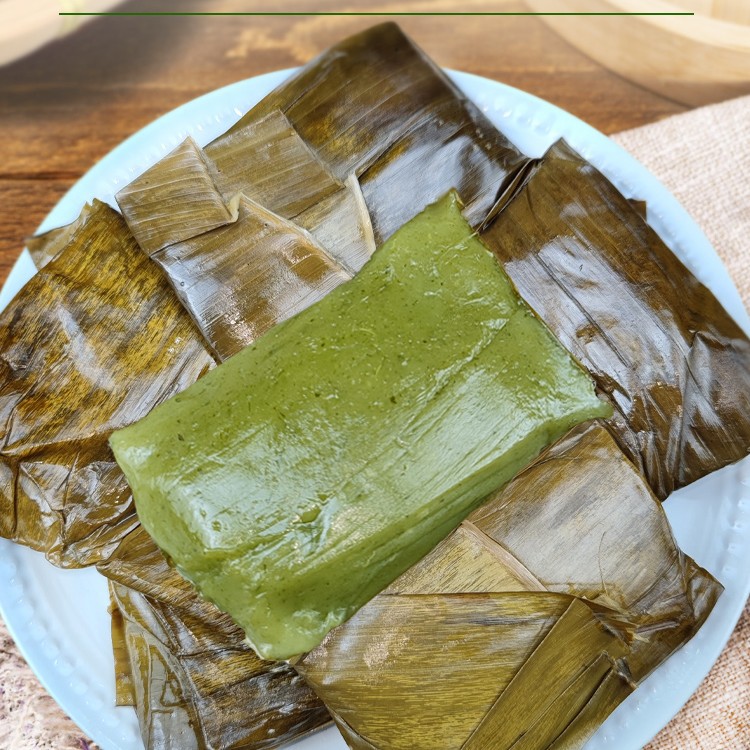 广西特产艾叶糍粑糯米手工做新鲜艾叶青团粑粑灵山艾草糯米糍粑