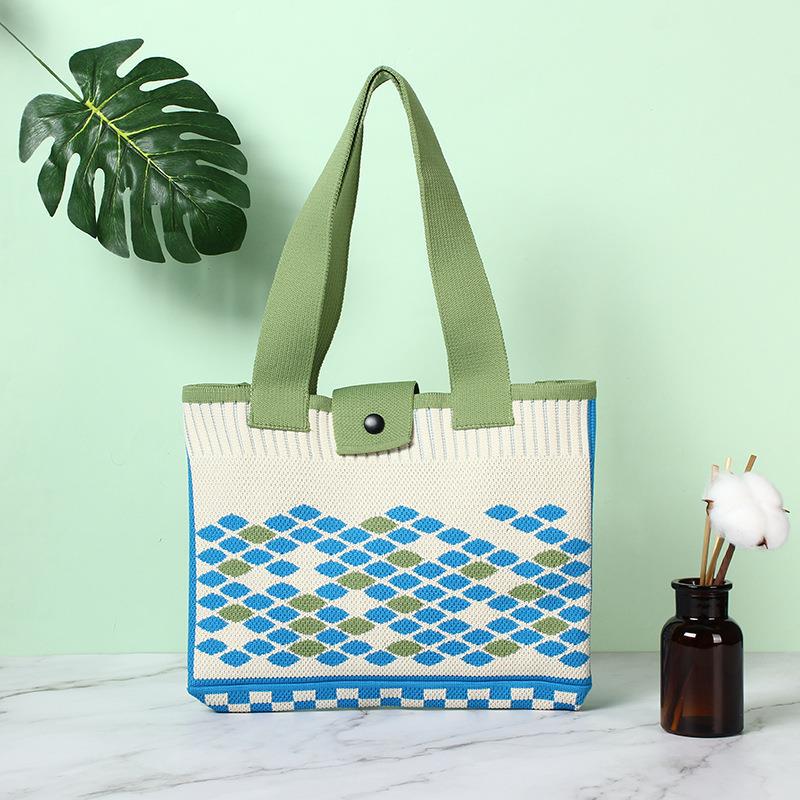 Femmes Grande Polyester Argyle Vêtement De Rue Ouvert Sac Sous Les Bras display picture 3