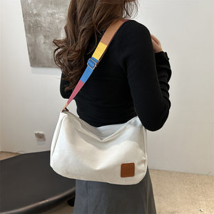 One-shoulder bag, retro summer pillow, capacious shoulder bag