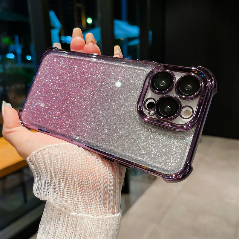 Protector de pantalla todo incluido con bolsas de aire en las cuatro esquinas, funda para teléfono Apple 17 compatible con iPhone 14, funda protectora anticaídas para 13 Pro Max