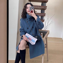 外套女毛呢冬季2025年小个子赫本风韩系加厚双面羊绒大衣轻奢