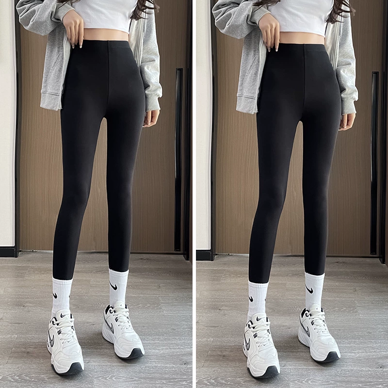 Эластичные термог leggings для женщин, высокой талией, плюс‑размер, подходят для йоги, повседневной носки и зимы