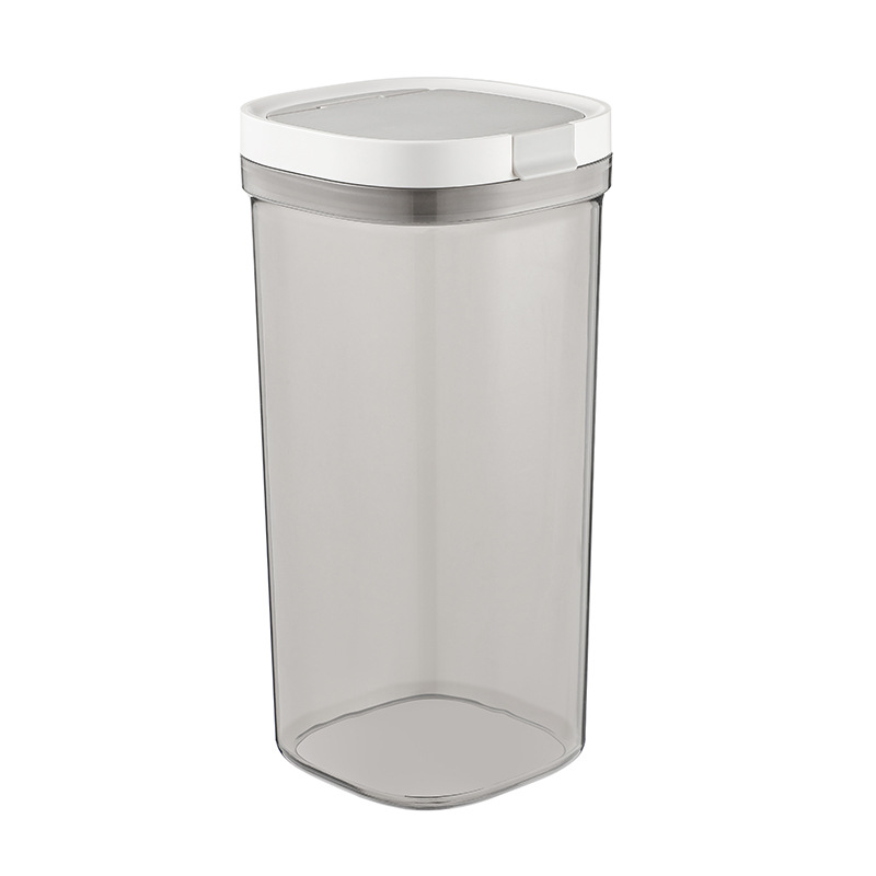 Tarro Hermético para Leche en Polvo de Plástico y Silicona con Cierre Magnético para Cocina