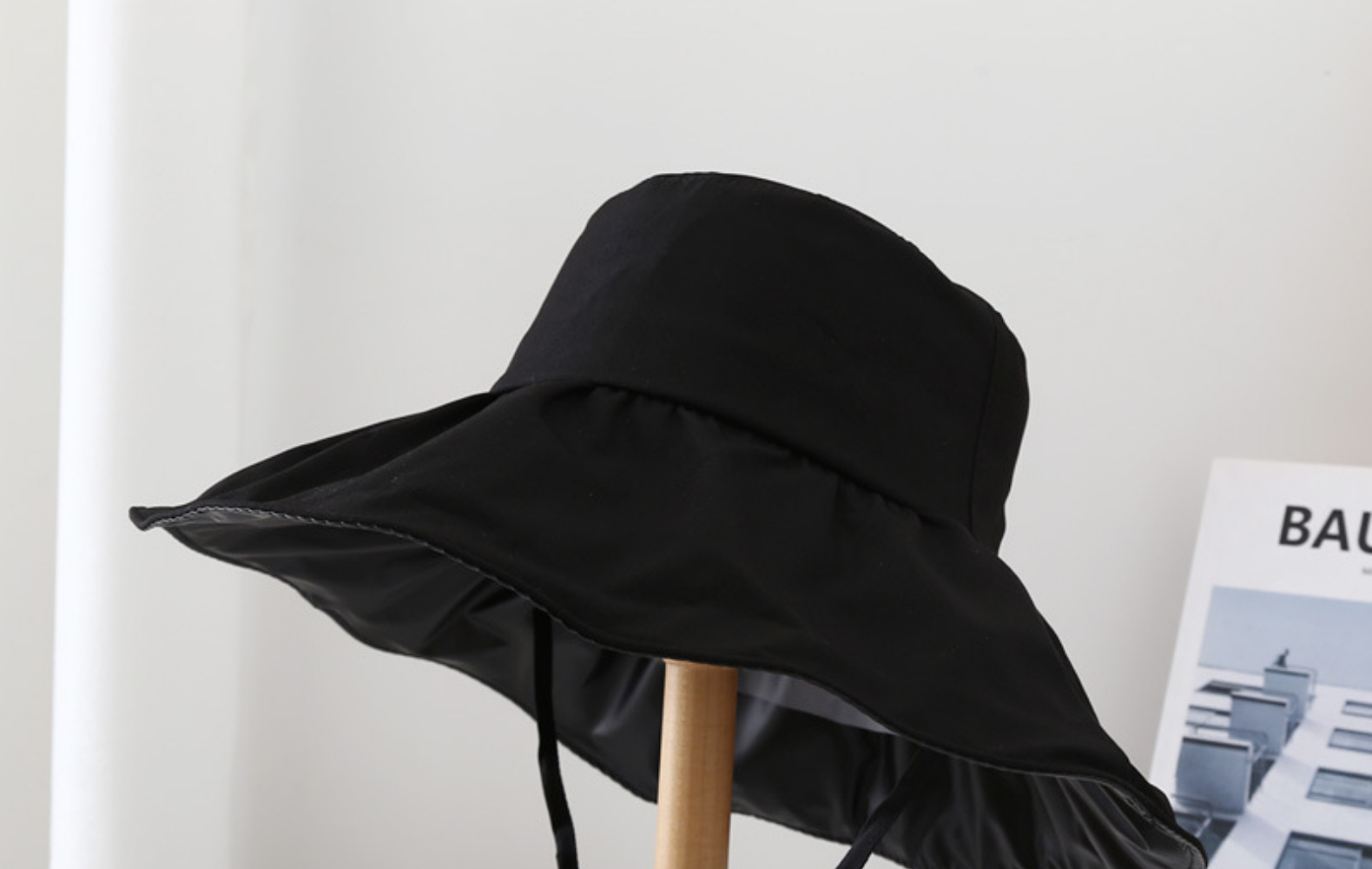 Unisex Simple Style Solid Color Wide Eaves Sun Hat display picture 3