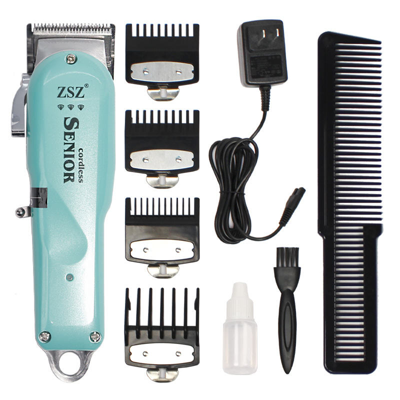 ZSZ-F50 nuevo metal cáscara inferior eléctrica Clipper aceite cabeza empuje talla marca gradiente eléctrico empuje pelo Clipper fábrica al por mayor
