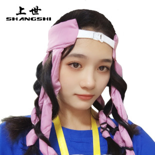 Elastic hair curl eight claw hairband heatless sleep curly hair strip head-mounted sponge squid curling stick hairdressing tool