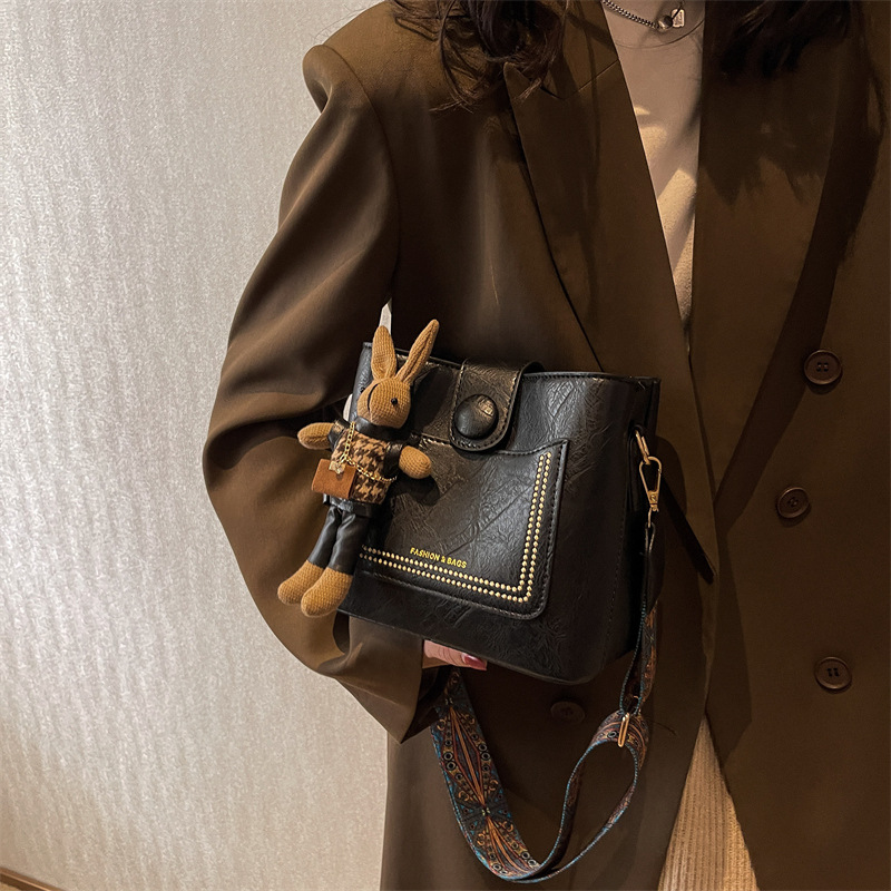 Neue Damentasche Wassereimertasche Modetasche Damentasche Beliebte vielseitige Umhängetasche Umhängetasche Große Kapazität Geschenk_voghion.com