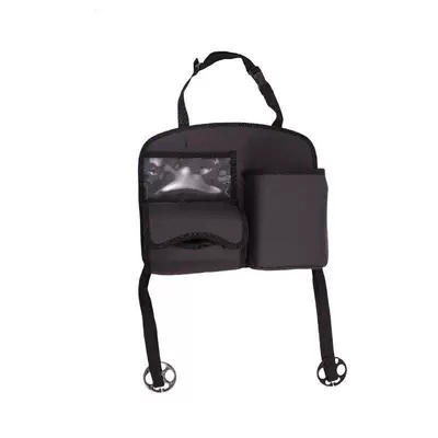 Seat Back Storage, Practical Car | Car storage bag/box - black-curve-storage-bag