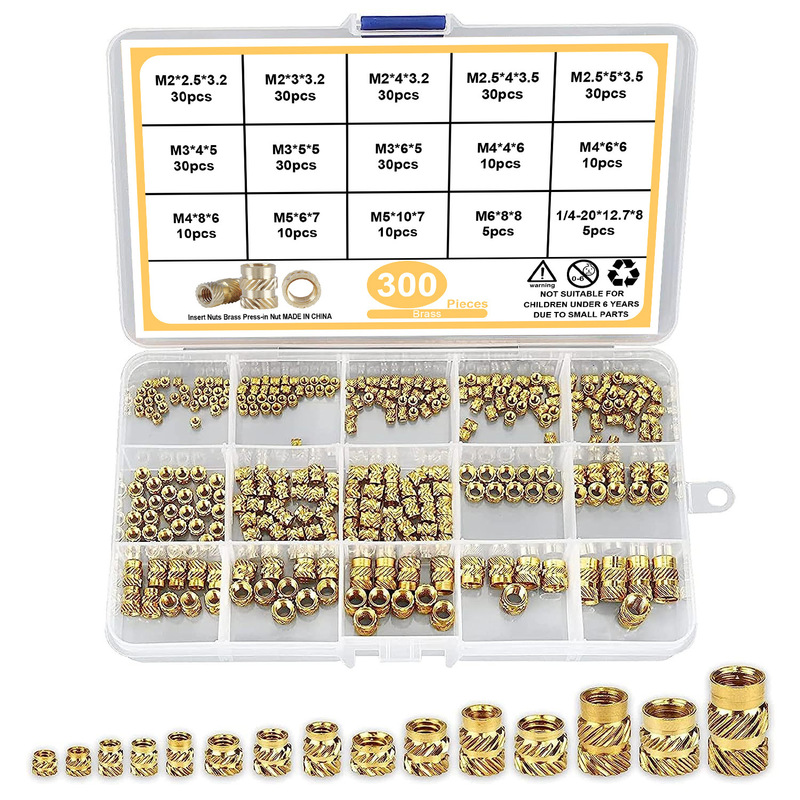 300PCS hot melt copper nut boxed double twill copper mother earth eight copper nut a variety of suit optional 300PCS hot melt copper nut boxed double twill copper mother earth eight copper nut a variety of suit optional