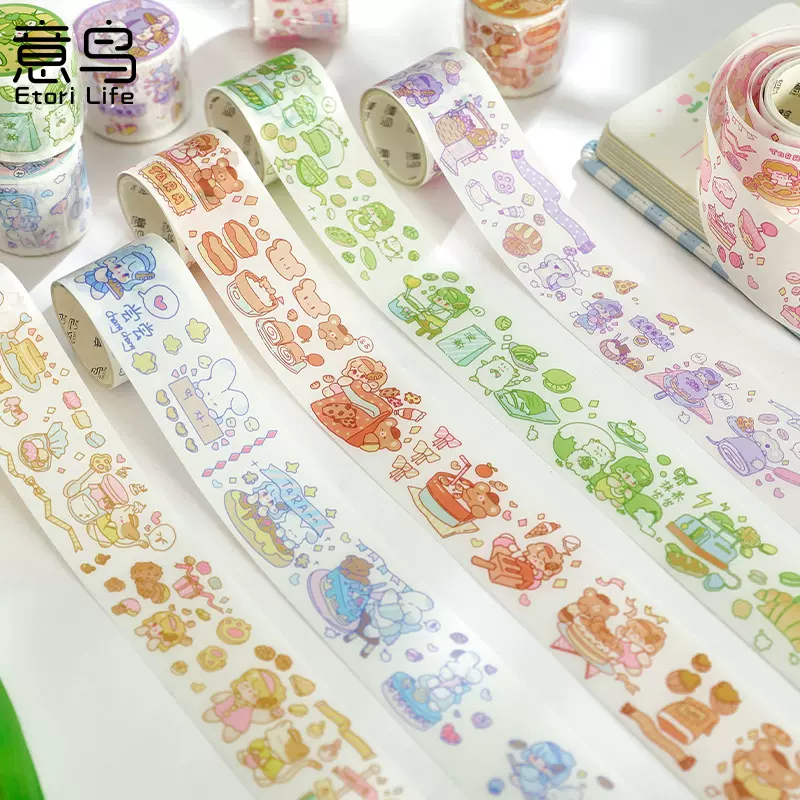 意鸟 和纸胶带 Tara甜品屋系列 手帐相册日记DIY装饰贴画 6款入