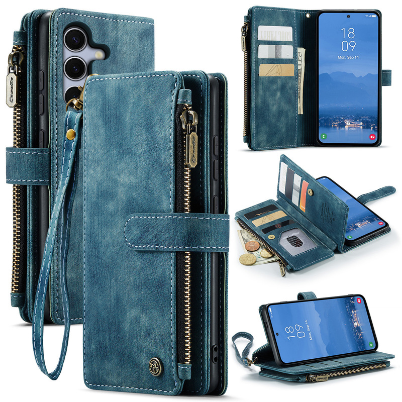 For Samsung S25Edge Phone Case A56 Multifunctional Phone Leather Case A16 Retro Card Wallet Protective Case For Samsung S25Edge Phone Case A56 Multifunctional Phone Leather Case A16 Retro Card Wallet Protective Case