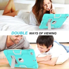 適用2019ipad10.2二代機器人保護套mini12345硅膠T590防摔平板套