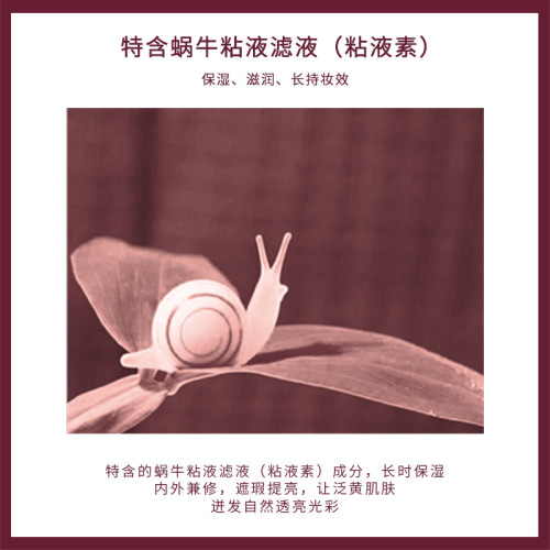 Mercier snail essence multi-effect BB cream CC stick isolation concealer moisturizing repair nude makeup air cushion with cotton head