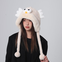�ﶬ�¿�ɰ���ͨë��С�񻤶�ñŮ������ů����ñ��ϵ�Ӻ��ͷñ