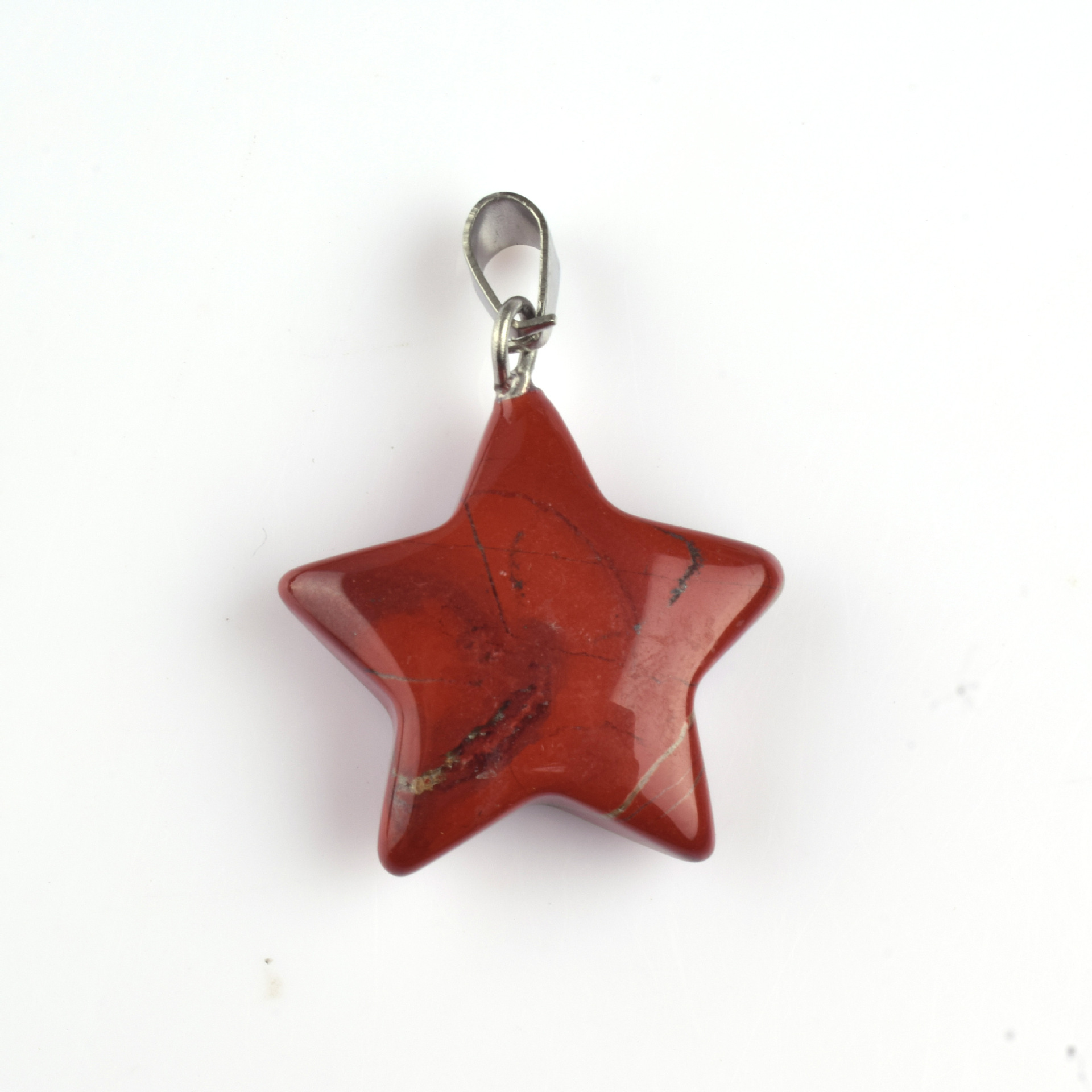 Colgante de piedra de estrella de color natural colgante de amatista de estrella de color pentagramas colgante de estrella de cielo colgante DIY joyas artículos