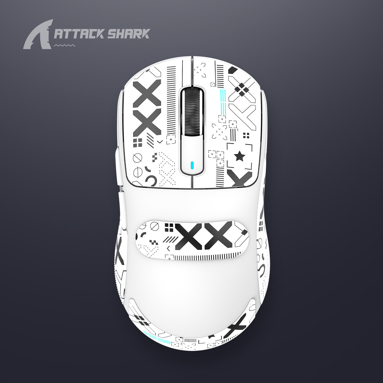 AttackShark X3 Mouse,Lightweight,PAW3395 Sensor,E-sports Game The Third Mock Examination Wireless Mouse,2.4G Wireless+Bluetooth 5.2+Type-C,26000DPI_voghion.com
