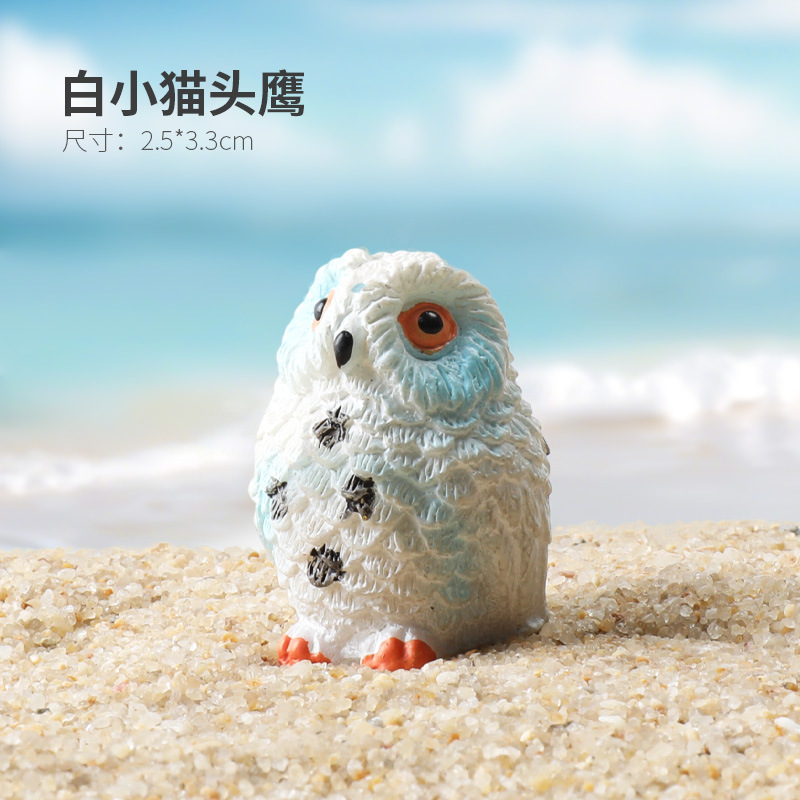 Pecera Micropaisaje Simulación de paisajismo Dibujos animados Paquete de coral Coconut Beach Montaña Esquivar Decoración de la casa