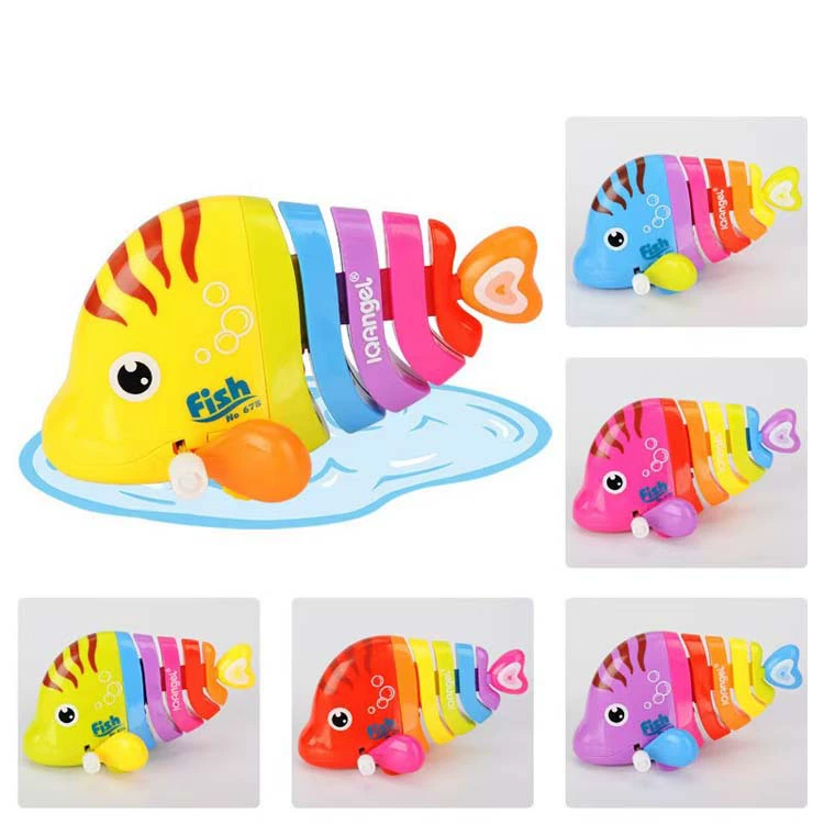 Детская верхняя цепь Красочная рыба будет вилять хвостом и плавать