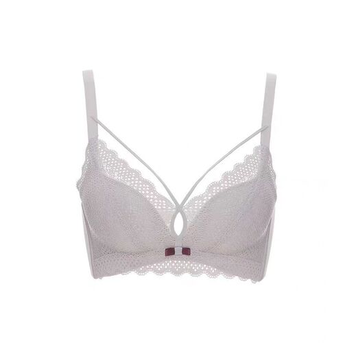 Original Eight-Color Evening Mist Breathable Cotton Bralette for Women Without Underwire, Sexy, Contouring, Lace Comfort Bra