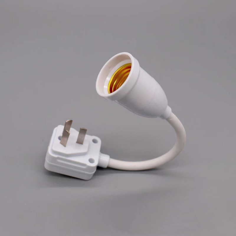 LED ネジパターンユニバーサルランプホルダーベッドサイドソケットスイッチ付き寝室超高輝度電球照明直接プラグナイトランプホルダー|undefined