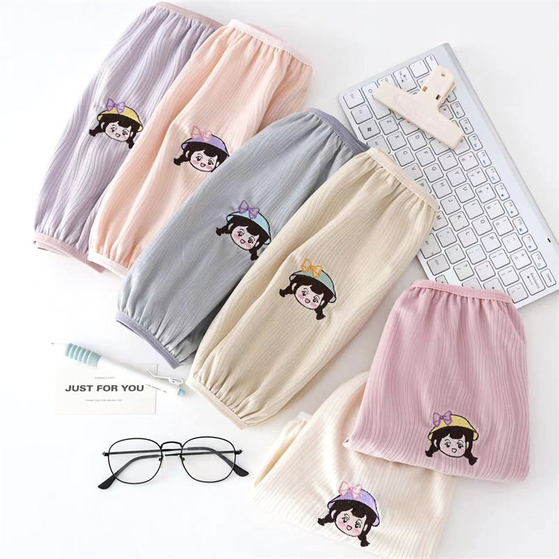 Franela impermeable bordada cocina del bebé de los hombres de las mujeres largo oversleeve mangas de la mano de los niños al por mayor estudiante Otoño e Invierno