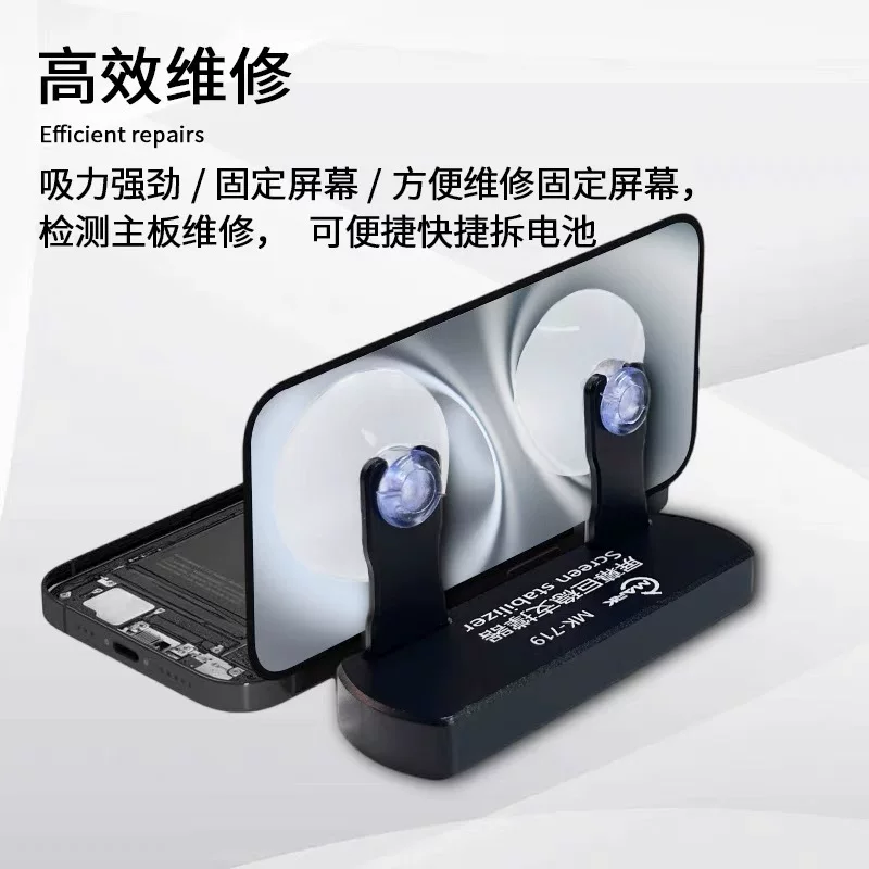 Screen, mobile phone, clips included