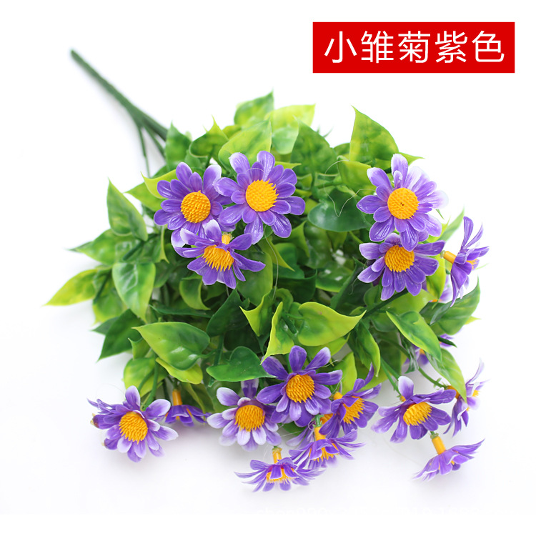 Flor púrpura de la margarita