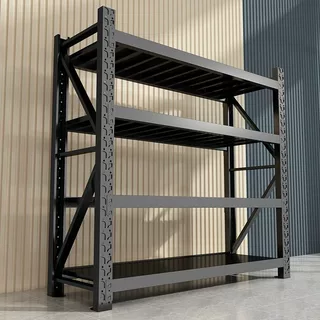 定制货架超市多层物品摆放架家用阳台落地收纳架车库地下室储物架