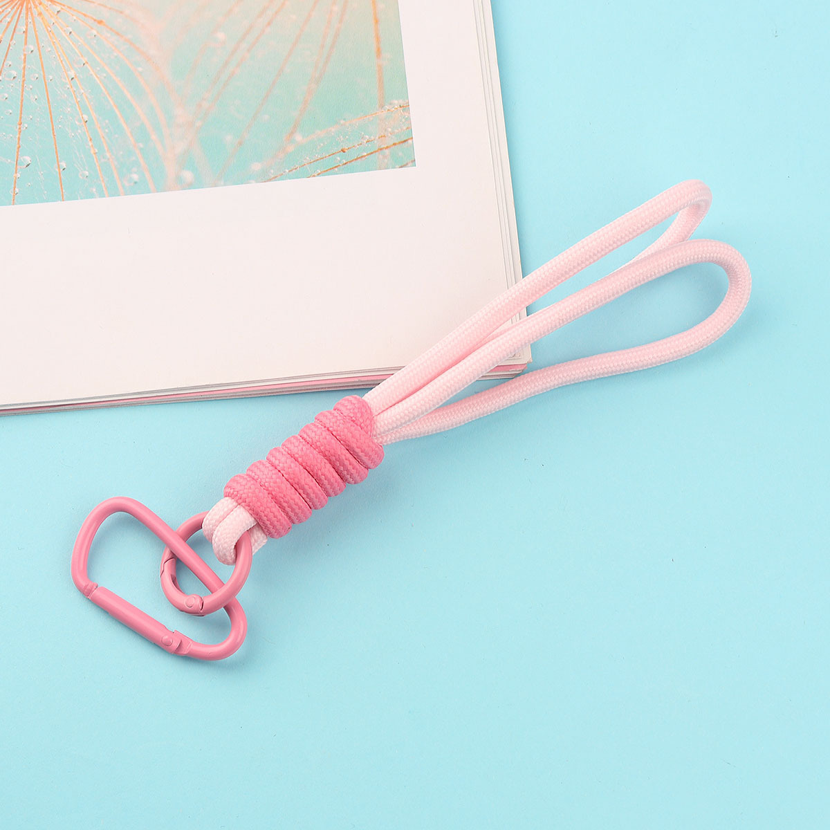 라이트 핑크 + 다크 핑크 카라비너