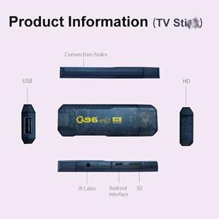 Q96 TV Box Stick Cross -Border Network TV Top Box Dongle Foreign Trade Android TV Box